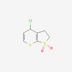 4-Chloro-2,3-dihydro-4H-thieno[2,3-b]thiopyran 1,1-dioxide