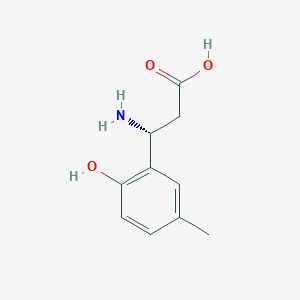 (3R)-3-Amino-3-(2-hydroxy-5-methylphenyl)propanoic acid