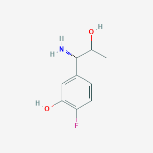 5-((1S)-1-Amino-2-hydroxypropyl)-2-fluorophenol