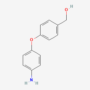 molecular formula C13H13NO2 B1523817 [4-(4-Aminophenoxy)phenyl]methanol CAS No. 1269151-77-0