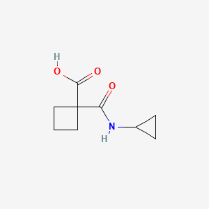 1-(Cyclopropylcarbamoyl)cyclobutane-1-carboxylic acid