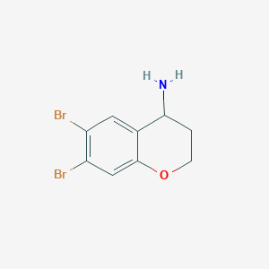 6,7-Dibromochroman-4-amine