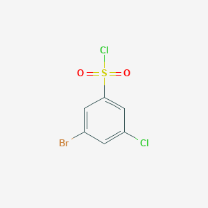 molecular formula C6H3BrCl2O2S B1523820 3-ブロモ-5-クロロベンゼンスルホニルクロリド CAS No. 1049026-36-9