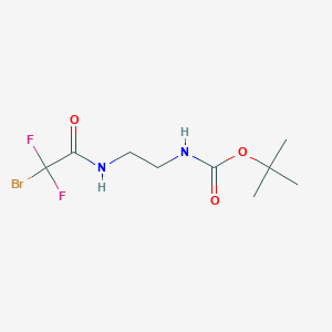 Tert-butyl(2-(2-bromo-2,2-difluoroacetamido)ethyl)carbamate