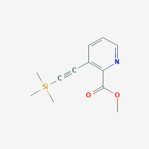 Methyl 3-[2-(trimethylsilyl)ethynyl]pyridine-2-carboxylate