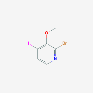 molecular formula C6H5BrINO B1523832 2-溴-4-碘-3-甲氧基吡啶 CAS No. 1261365-82-5