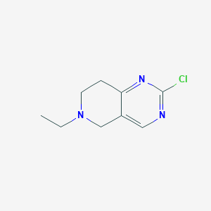 2-Chloro-6-ethyl-5,6,7,8-tetrahydropyrido[4,3-D]pyrimidine