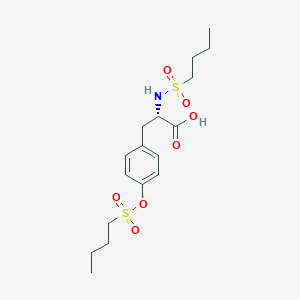 (2S)-2-(butylsulfonylamino)-3-(4-butylsulfonyloxyphenyl)propanoic acid