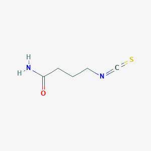 molecular formula C5H8N2OS B1523839 4-Isothiocyanatobutanamide CAS No. 1100929-52-9