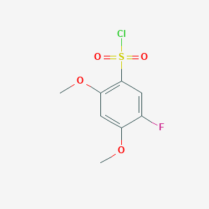 5-Fluoro-2,4-dimethoxybenzene-1-sulfonyl chloride