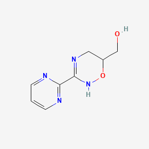 [3-(pyrimidin-2-yl)-5,6-dihydro-4H-1,2,4-oxadiazin-6-yl]methanol