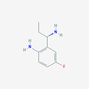 (S)-2-(1-Aminopropyl)-4-fluoroaniline2hcl