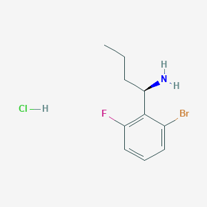 (R)-1-(2-Bromo-6-fluorophenyl)butan-1-amine hcl