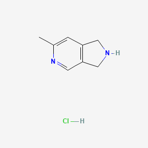 6-Methyl-2,3-dihydro-1H-pyrrolo[3,4-C]pyridine hcl