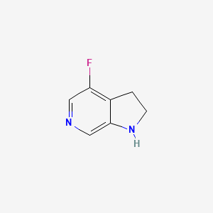 4-Fluoro-2,3-dihydro-1H-pyrrolo[2,3-c]pyridine