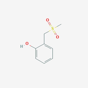 molecular formula C8H10O3S B1523860 2-(Methanesulfonylmethyl)phenol CAS No. 53380-29-3
