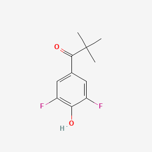 1-(3,5-Difluoro-4-hydroxyphenyl)-2,2-dimethylpropan-1-one