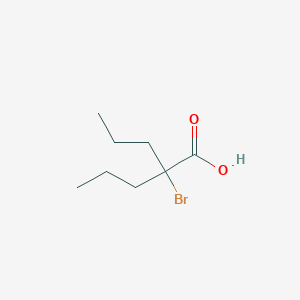 molecular formula C8H15BrO2 B1523863 2-溴-2-丙基戊酸 CAS No. 98551-17-8