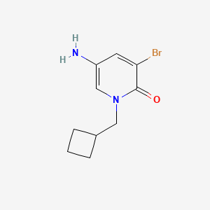 5-Amino-3-bromo-1-(cyclobutylmethyl)-1,2-dihydropyridin-2-one