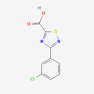 3-(3-Chlorophenyl)-1,2,4-thiadiazole-5-carboxylic acid