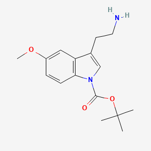 Tert-butyl 3-(2-aminoethyl)-5-methoxy-1H-indole-1-carboxylate