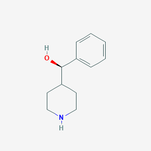 molecular formula C12H17NO B15238746 (R)-phenyl(piperidin-4-yl)methanol 