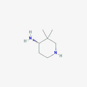 (4S)-3,3-Dimethylpiperidin-4-amine