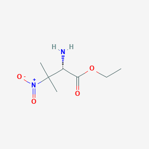 (S)-Ethyl 2-amino-3-methyl-3-nitrobutanoate