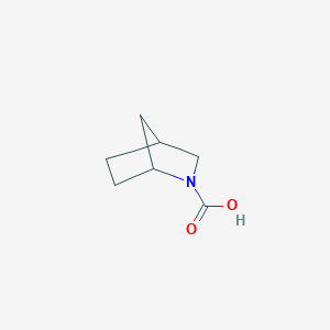 molecular formula C7H11NO2 B15238777 2-Azabicyclo[2.2.1]heptane-2-carboxylic acid 