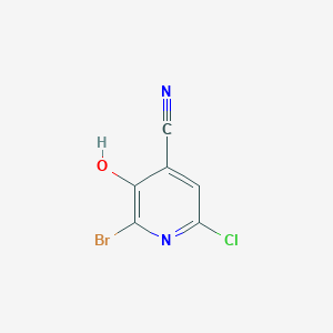 2-Bromo-6-chloro-3-hydroxyisonicotinonitrile