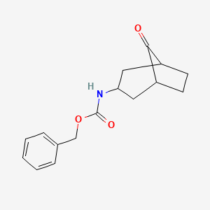 molecular formula C16H19NO3 B15238838 Benzyl (8-oxobicyclo[3.2.1]octan-3-YL)carbamate 