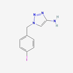 1-[(4-Iodophenyl)methyl]-1H-1,2,3-triazol-4-amine