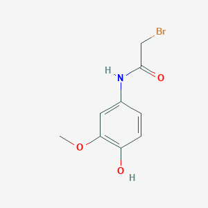 2-bromo-N-(4-hydroxy-3-methoxyphenyl)acetamide