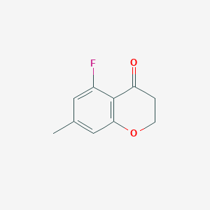 5-Fluoro-7-methyl-3,4-dihydro-2h-1-benzopyran-4-one