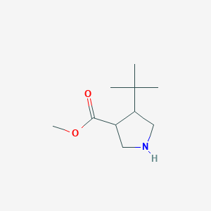 Methyl 4-tert-butylpyrrolidine-3-carboxylate