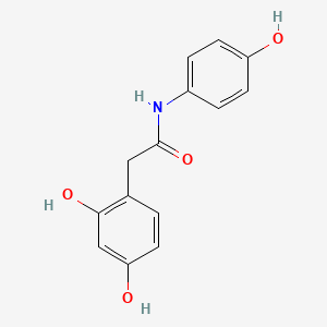 2-(2,4-Dihydroxyphenyl)-N-(4-hydroxyphenyl)acetamide