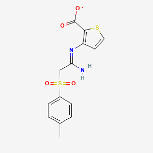 (Z)-[1-amino-2-(4-methylbenzenesulfonyl)ethylidene]aminothiophene-2-carboxylate