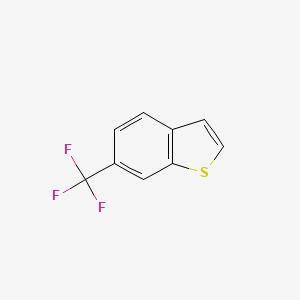 molecular formula C9H5F3S B15238956 Benzo[b]thiophene, 6-(trifluoromethyl)- 