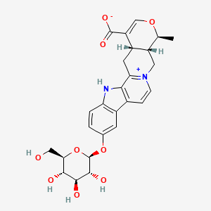 molecular formula C26H28N2O9 B15238958 MappiodosideB 