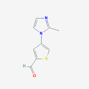 4-(2-Methyl-1H-imidazol-1-YL)thiophene-2-carbaldehyde