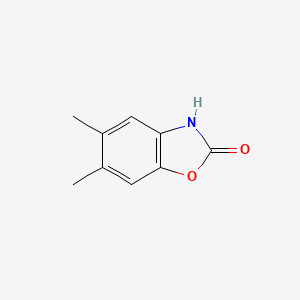 molecular formula C9H9NO2 B1523898 5,6-dimethyl-3H-benzooxazol-2-one CAS No. 412307-87-0