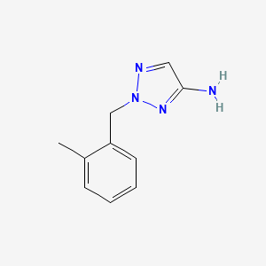 2-[(2-Methylphenyl)methyl]-2H-1,2,3-triazol-4-amine