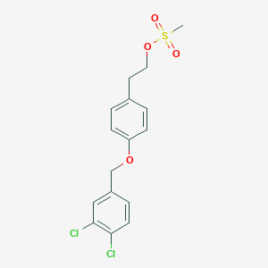 B015239 2-[4-[(3,4-Dichlorophenyl)methoxy]phenyl]ethyl methanesulfonate CAS No. 188928-10-1