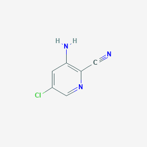 molecular formula C6H4ClN3 B1523901 3-氨基-5-氯吡啶甲腈 CAS No. 408538-29-4