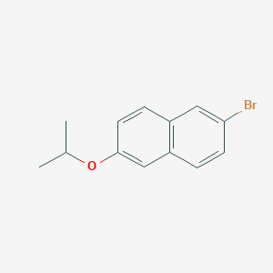 molecular formula C13H13BrO B1523904 2-Bromo-6-(propan-2-yloxy)naphthalene CAS No. 200875-37-2