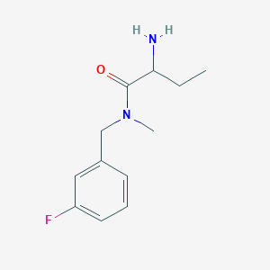 2-amino-N-[(3-fluorophenyl)methyl]-N-methylbutanamide