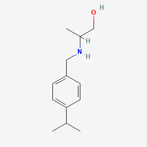 2-({[4-(Propan-2-yl)phenyl]methyl}amino)propan-1-ol