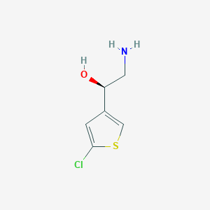 (1R)-2-Amino-1-(5-chlorothiophen-3-yl)ethan-1-ol