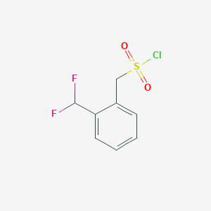 [2-(Difluoromethyl)phenyl]methanesulfonyl chloride