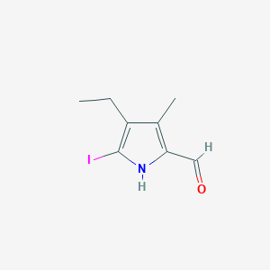 4-Ethyl-5-iodo-3-methyl-1H-pyrrole-2-carbaldehyde